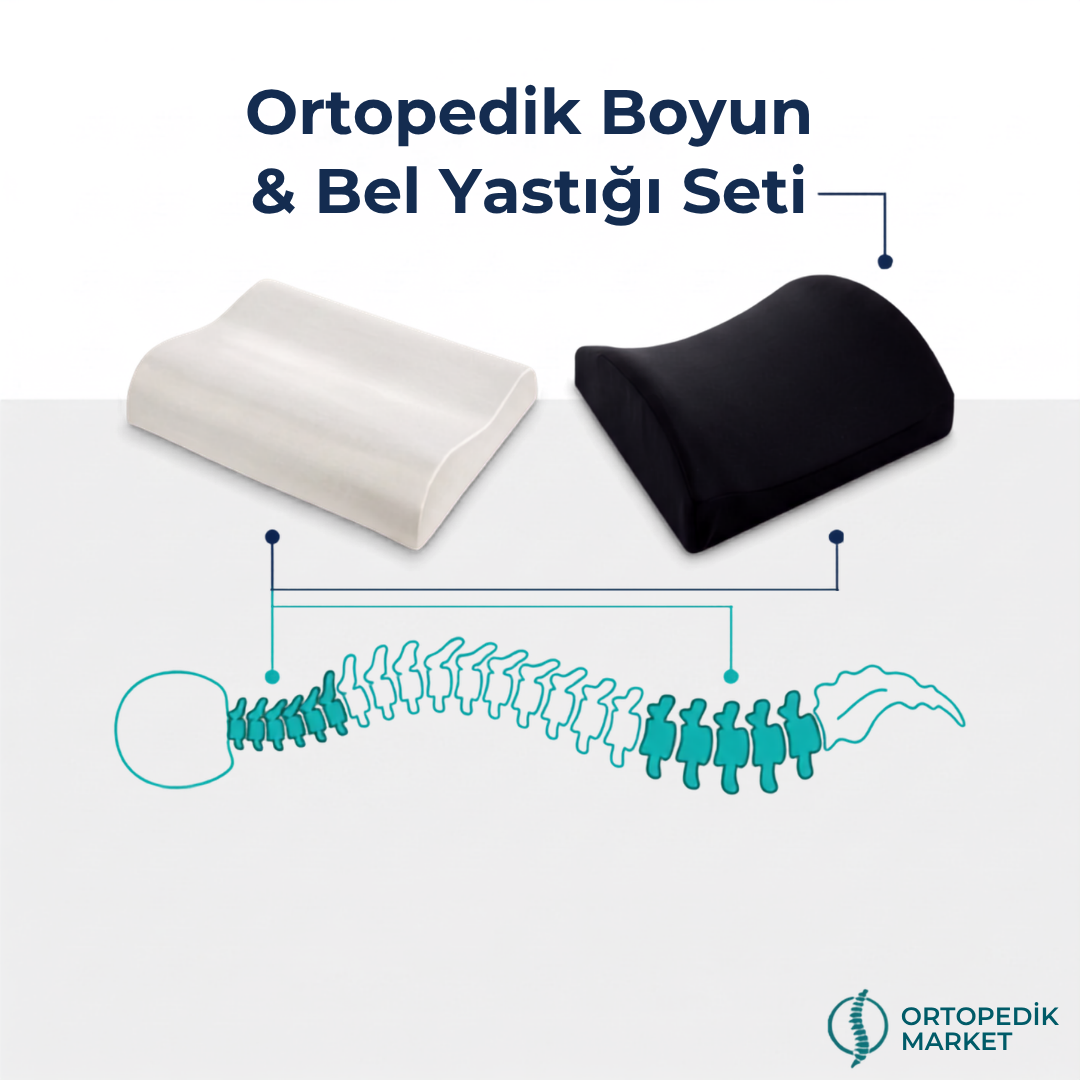 Ortopedik Boyun & Bel Yastığı Seti