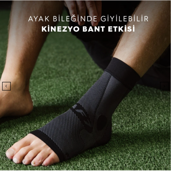 Ayak Bilek Desteği ve Kalf Koruyucu/Ayak Bileği Desteği /KİNESİO ETKİSİ