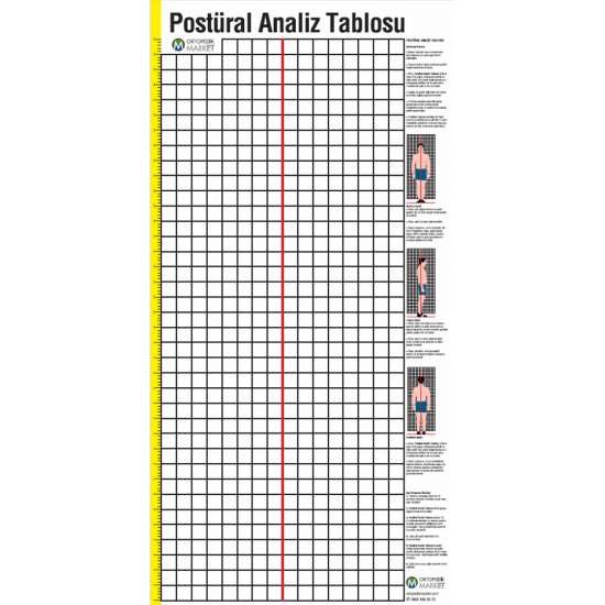 Postür Analiz Tablosu 100X200 cm boyut