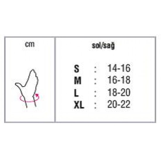 El ve El bilek Ateli- 4525 Orthocare Manucare Comfort Plus